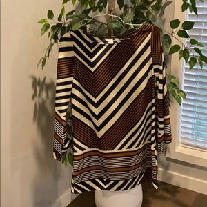 Mini dress with bell sleeves